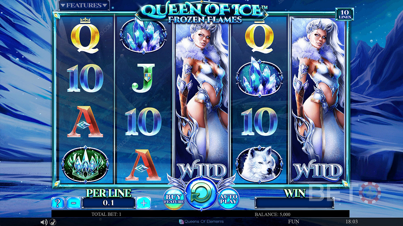 Queen of Ice Frozen Flames  Играть Бесплатно
