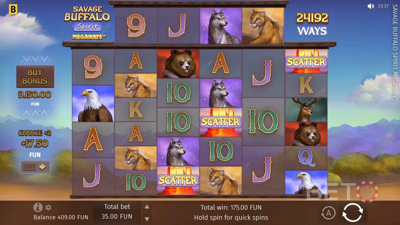 Savage Buffalo Spirit Megaways  Играть Бесплатно