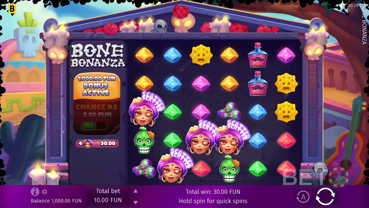 Обзор Bone Bonanza от BETO Slots