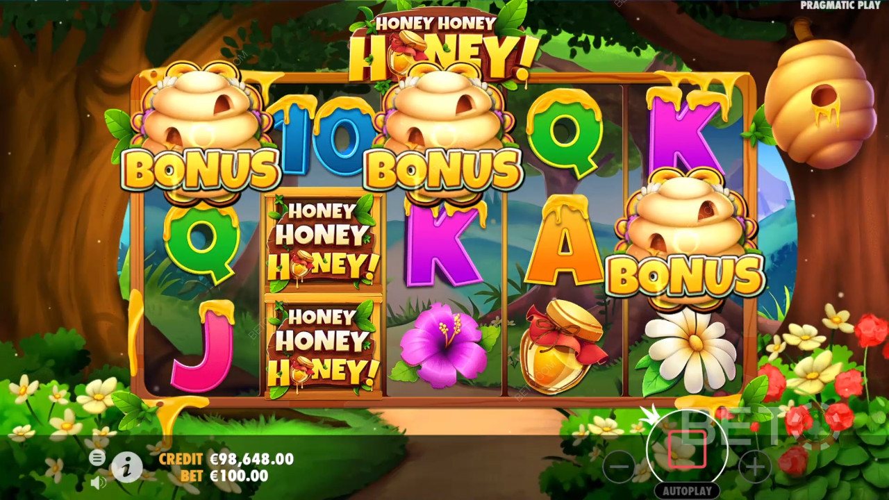Обзор Honey Honey Honey от BETO Slots