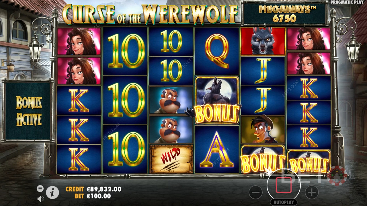 Обзор мега-игры Curse of the Werewolf от BETO Slots