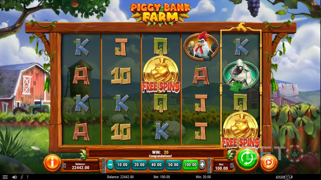 Piggy Bank Farm Review by BETO Slots