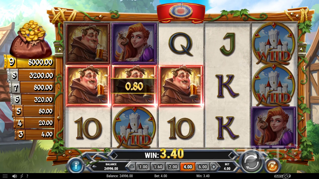 Выиграйте 6,500x вашу ставку в слоте Sherwood Gold!