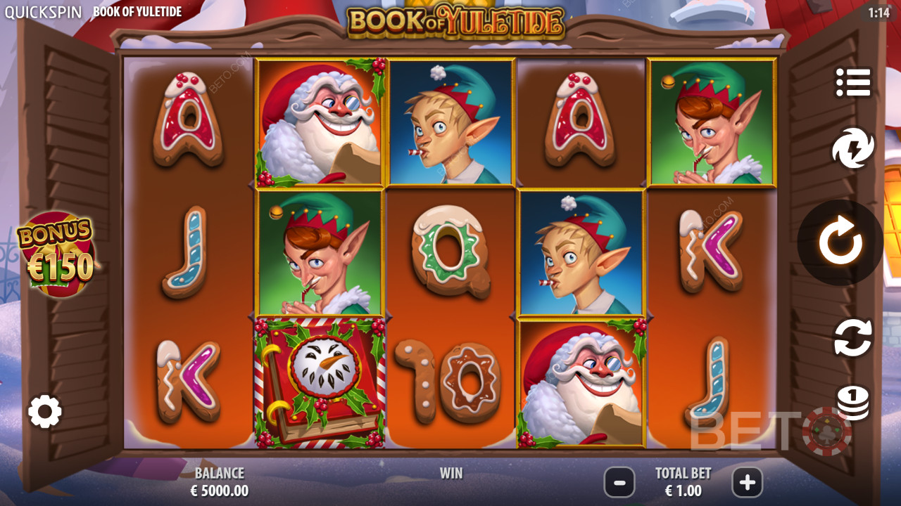 Обзор Book of Yuletide от BETO Slots