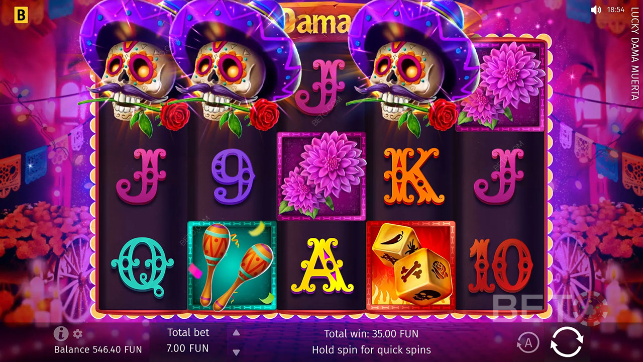 Lucky Dama Muerta Review by BETO Slots