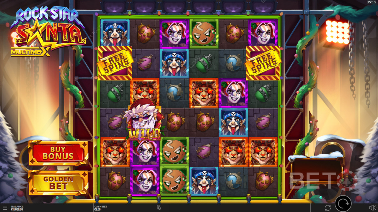 Rock Star Santa MultiMax Играть Бесплатно
