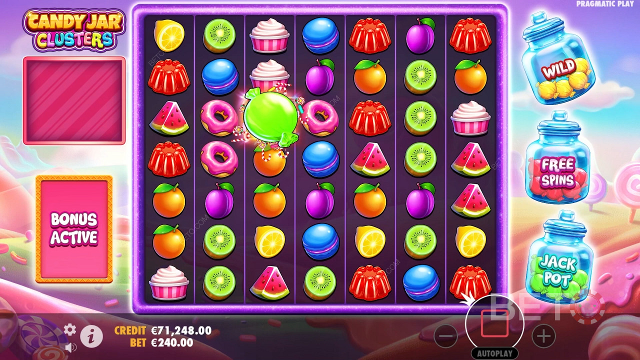 Обзор Candy Jar Clusters от BETO Slots