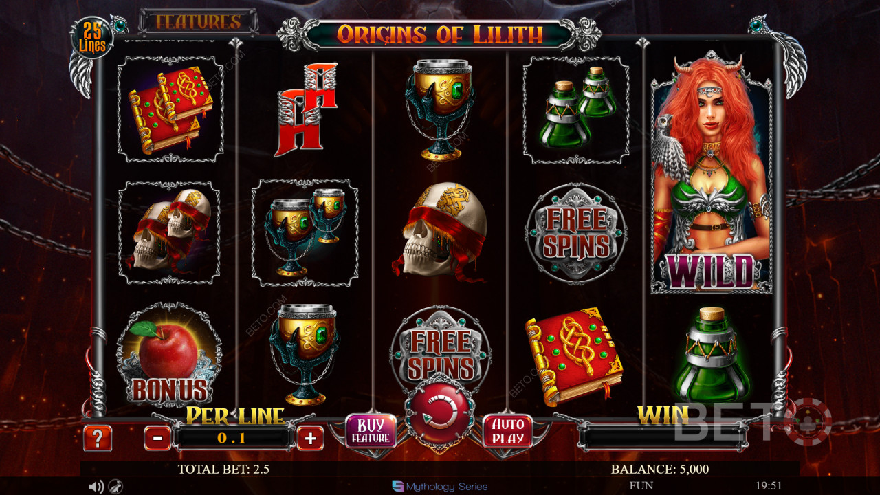 Origins Of Lilith Review by BETO Slots