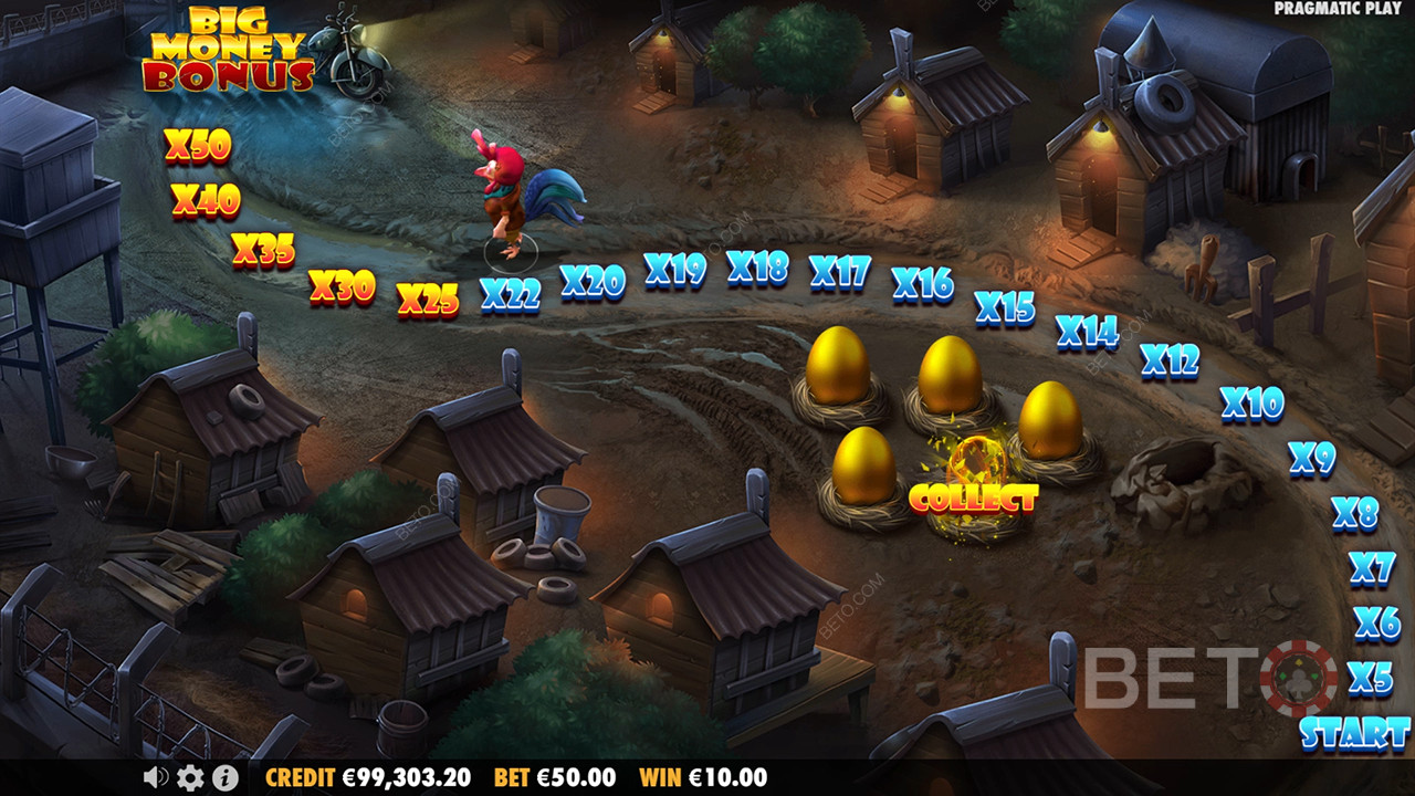 Выиграйте 5 000x вашу ставку в игровом автомате The Great Chicken Escape!