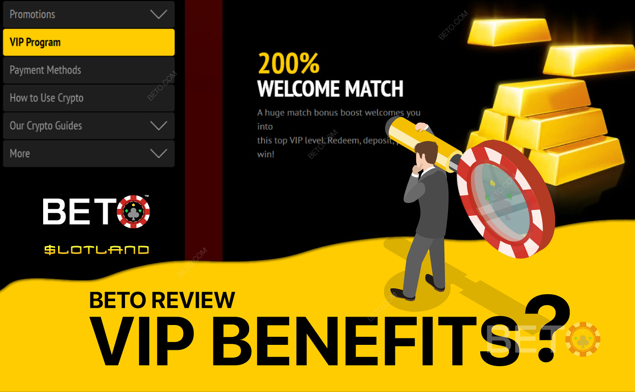 Получите ряд преимуществ, таких как 200% бонус Welcome Match, поднявшись на VIP-ранг.