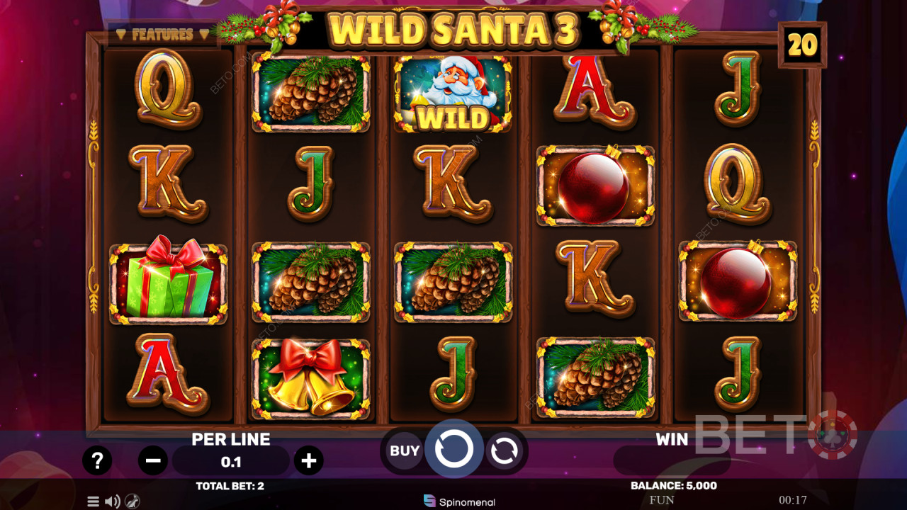 Обзор Wild Santa 3 от BETO Slots