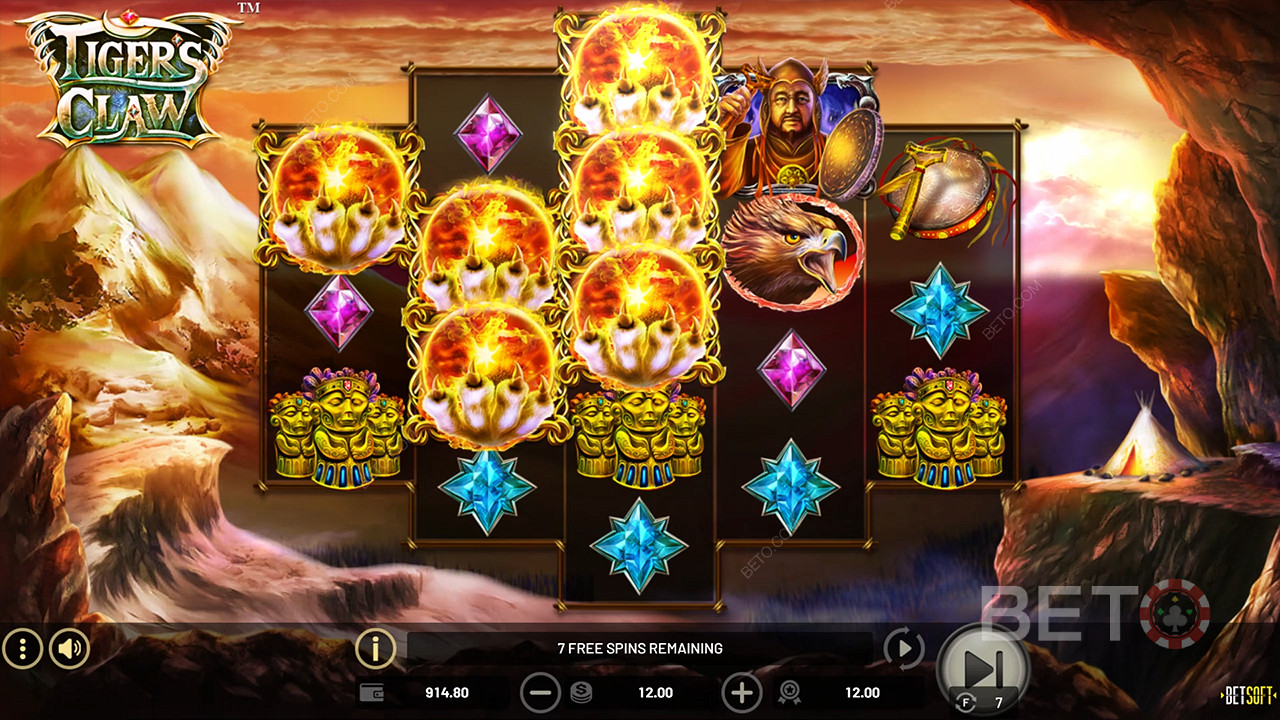 Tiger's Claw (Betsoft)  Играть Бесплатно