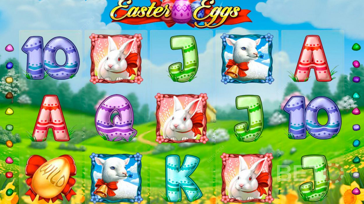 Вы получаете 20 игровых линий и 5 барабанов в игровом автомате Easter Eggs Slot Machine