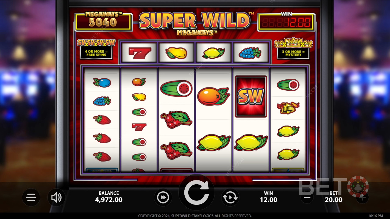 Обзор Super Wild Megaways от BETO Slots