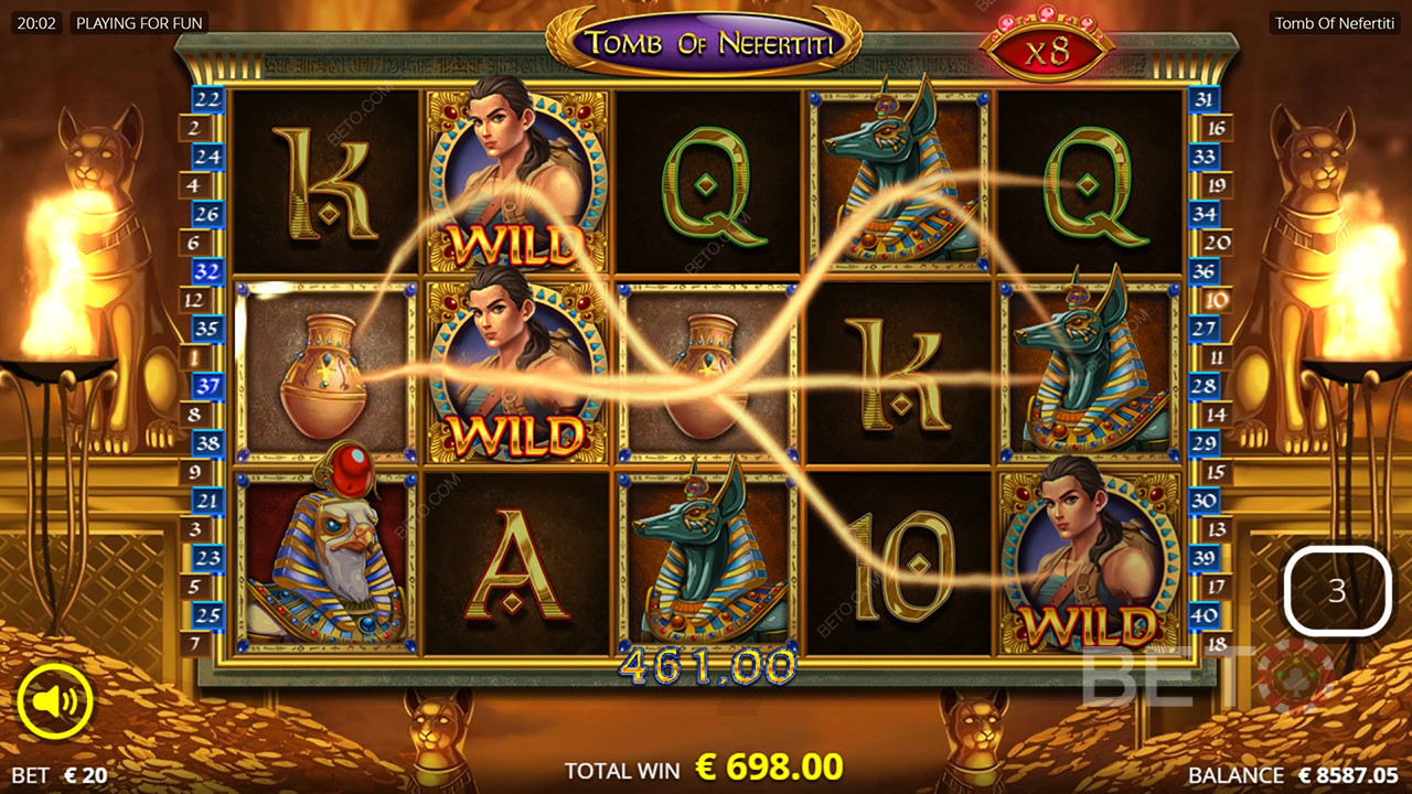 Обзор Tomb Of Nefertiti от BETO Slots