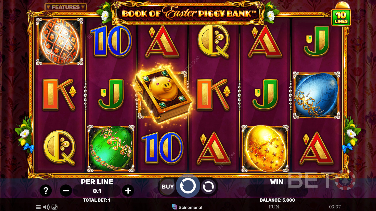 Обзор пасхальной копилки Book of Easter Piggy Bank от BETO Slots