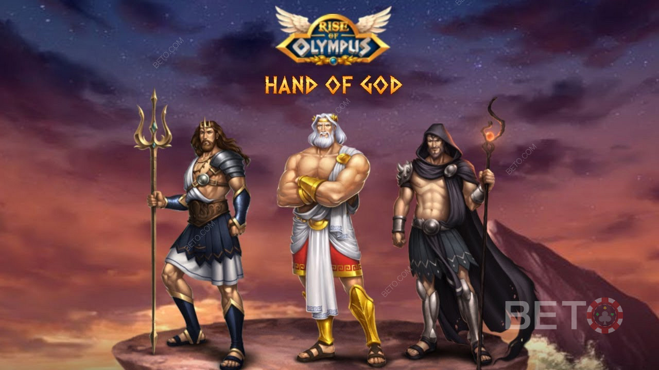 Рука Бога - это функция, позволяющая получить вознаграждение за беспроигрышные спины в игре Rise of Olympus