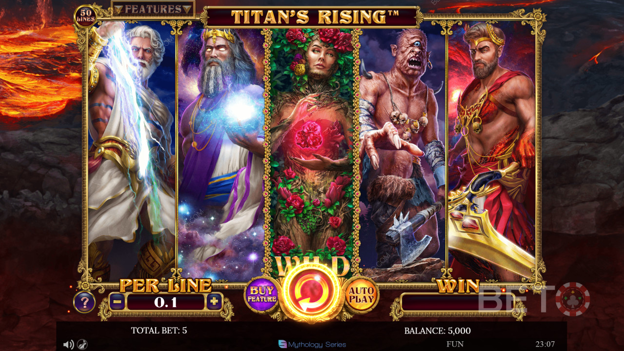 Обзор Titans Rising от BETO Slots