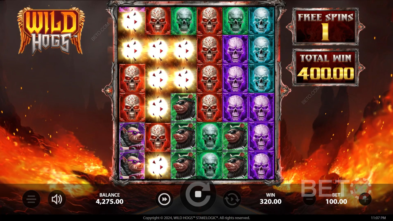 Обзор Wild Hogs от BETO Slots