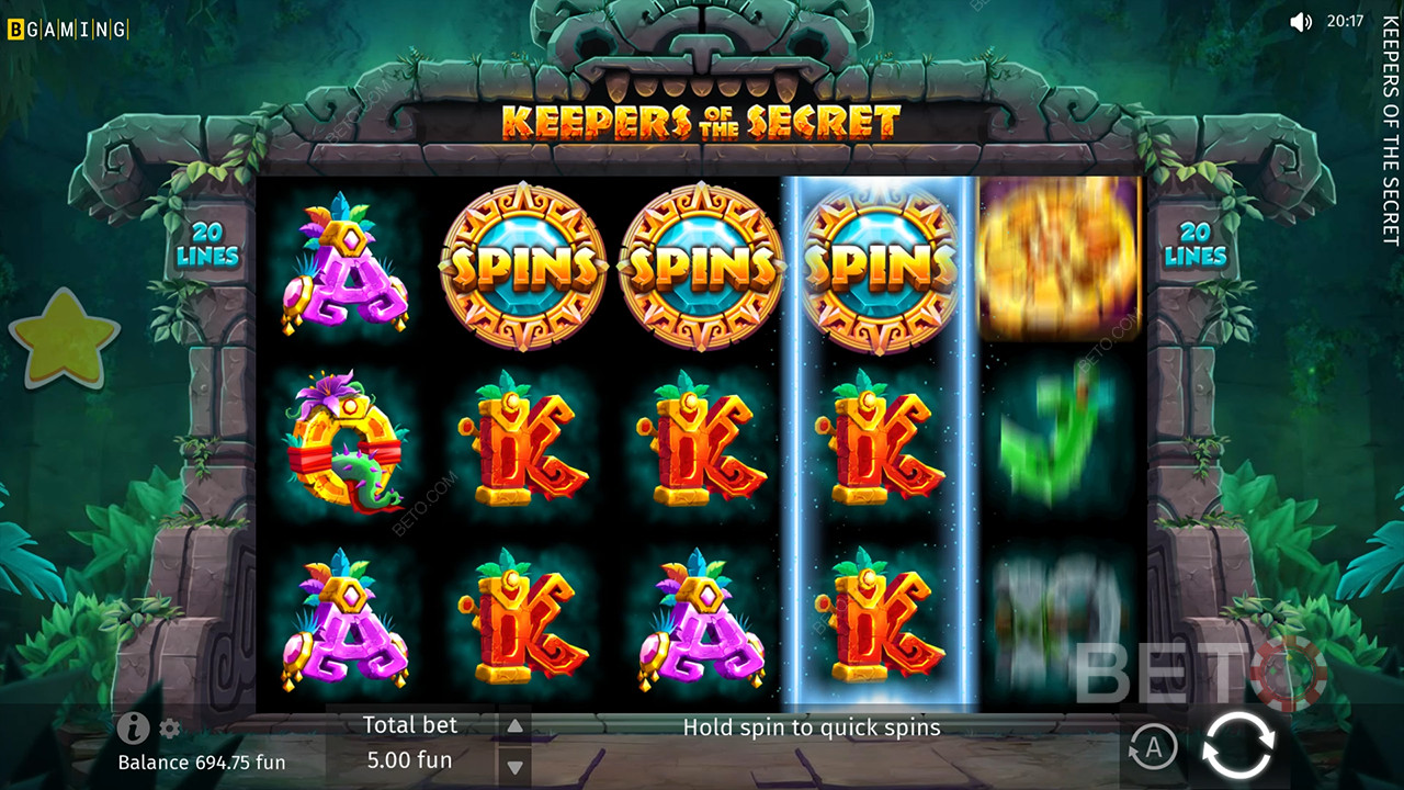 Keepers of the Secret Review by BETO Slots