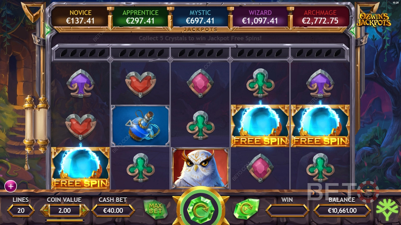 Ozwin's Jackpots Играть Бесплатно