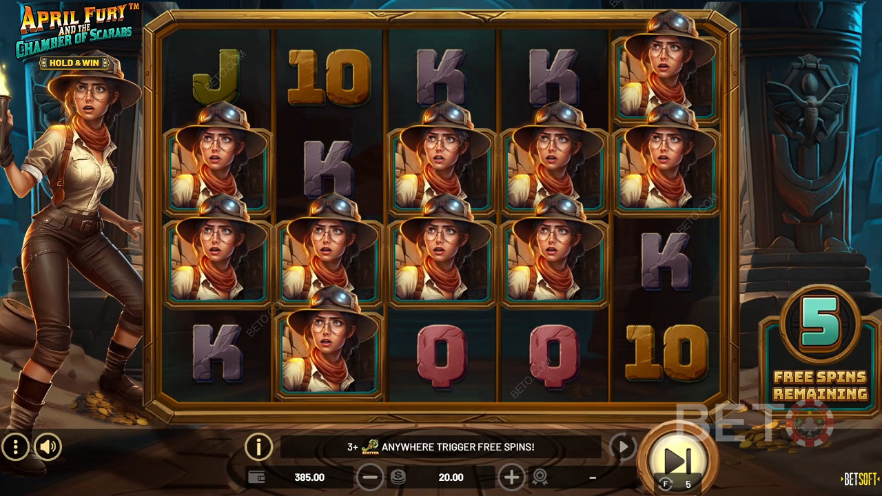 April Fury and the Chamber of Scarabs  Играть Бесплатно