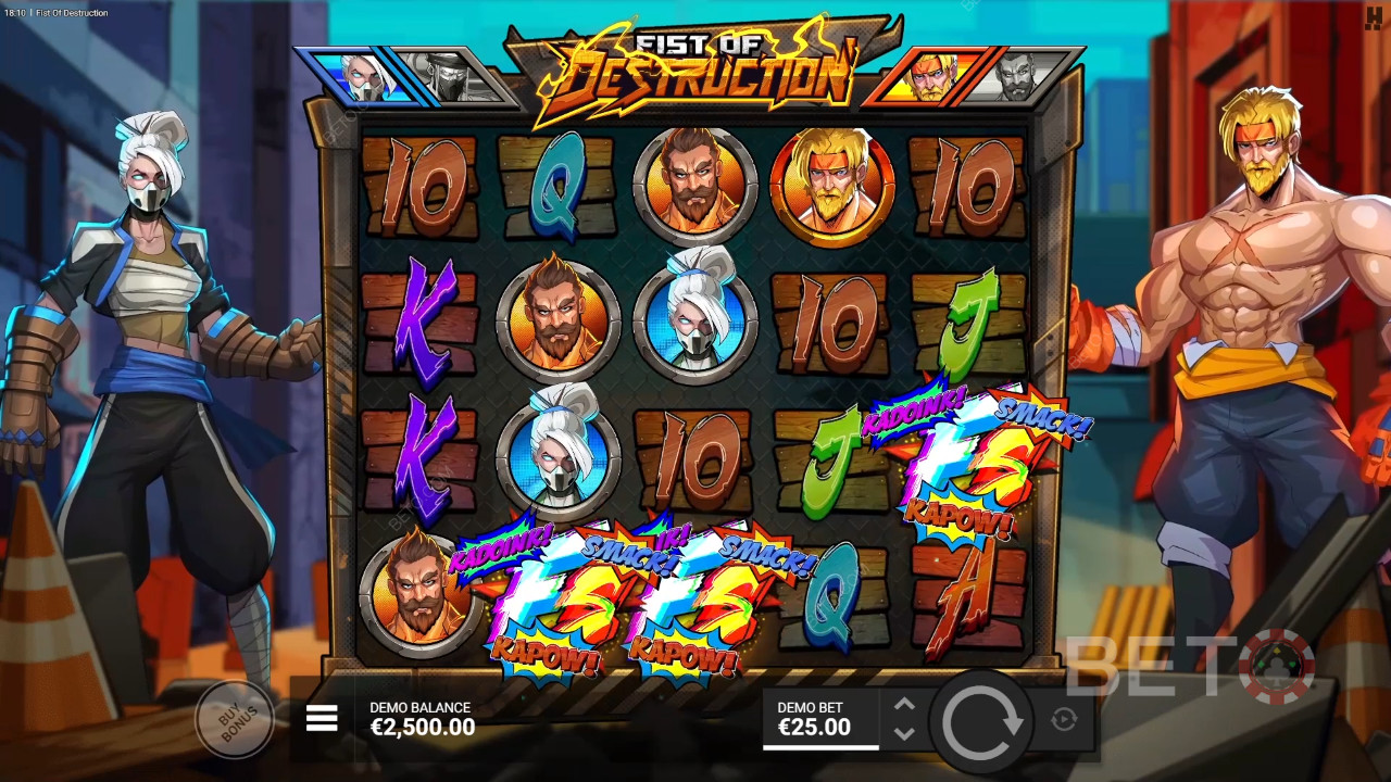 Обзор Fist of Destruction от BETO Slots