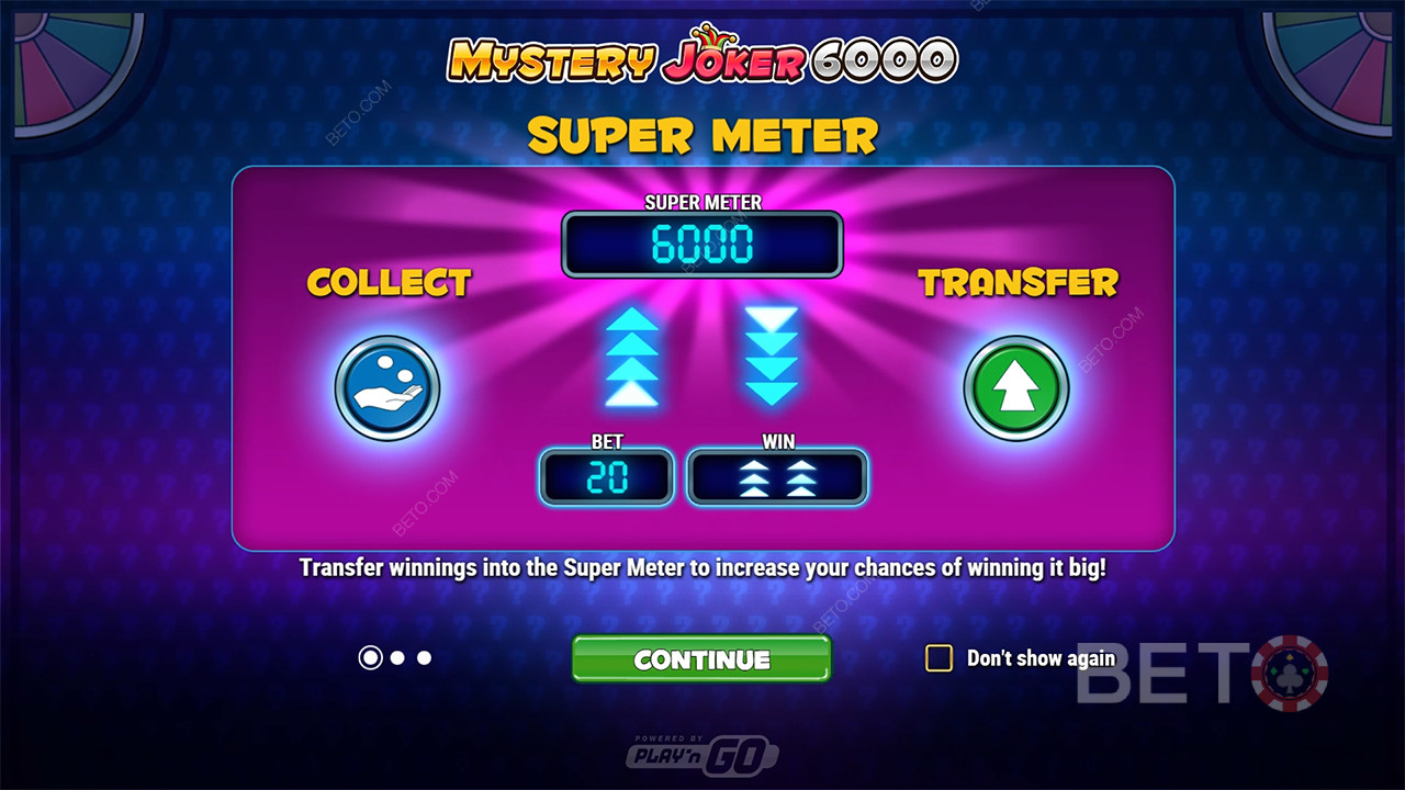 Бонусные функции, объясненные в Mystery Joker 6000 by Play