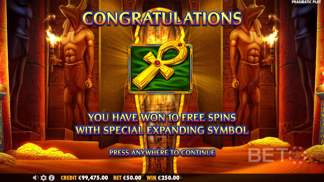 Выиграйте 5 000x вашу ставку в классическом онлайн слоте Древний Египет!
