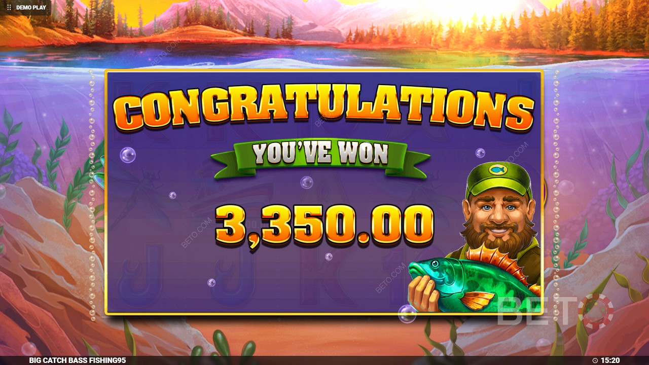 Выиграйте 4 000x вашу ставку в онлайн слоте Big Catch Bass Fishing!
