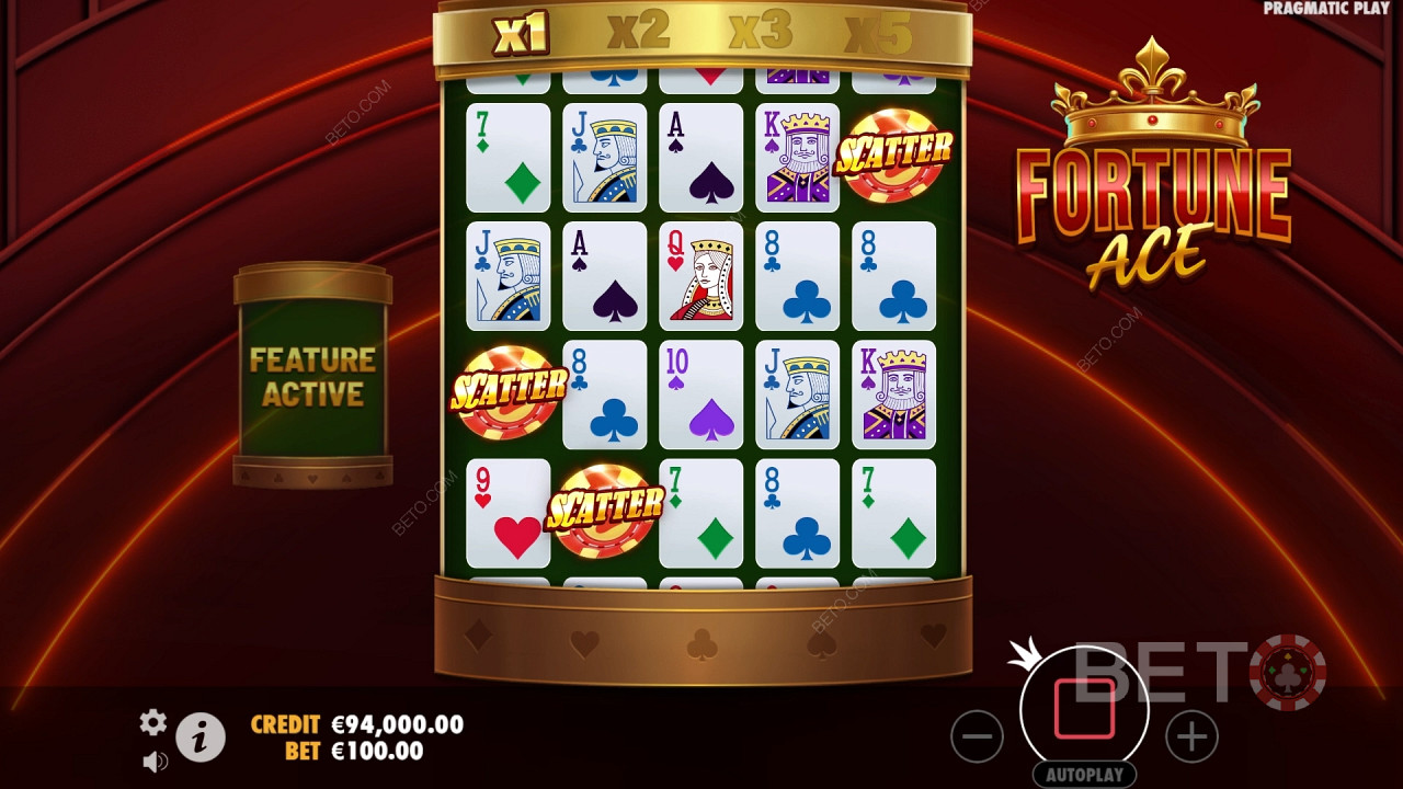 Бонусные функции, объясненные в Fortune Ace by Pragmatic Play