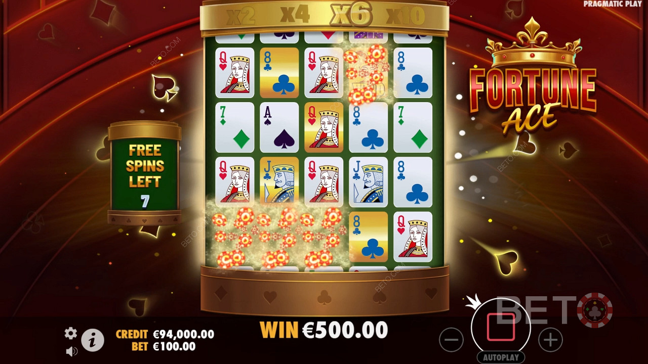 Выиграйте 5 000x вашу ставку в онлайн слоте Fortune Ace!