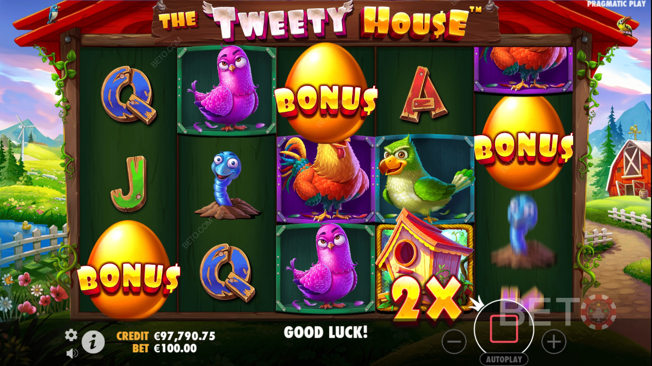 The Tweety House Review by BETO Slots
