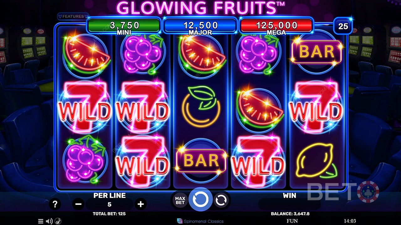 Glowing Fruits Играть Бесплатно