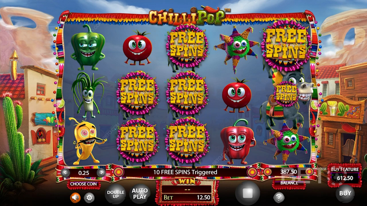Chilli Pop - непрогрессивная слот-игра с джекпотом в 110 000!