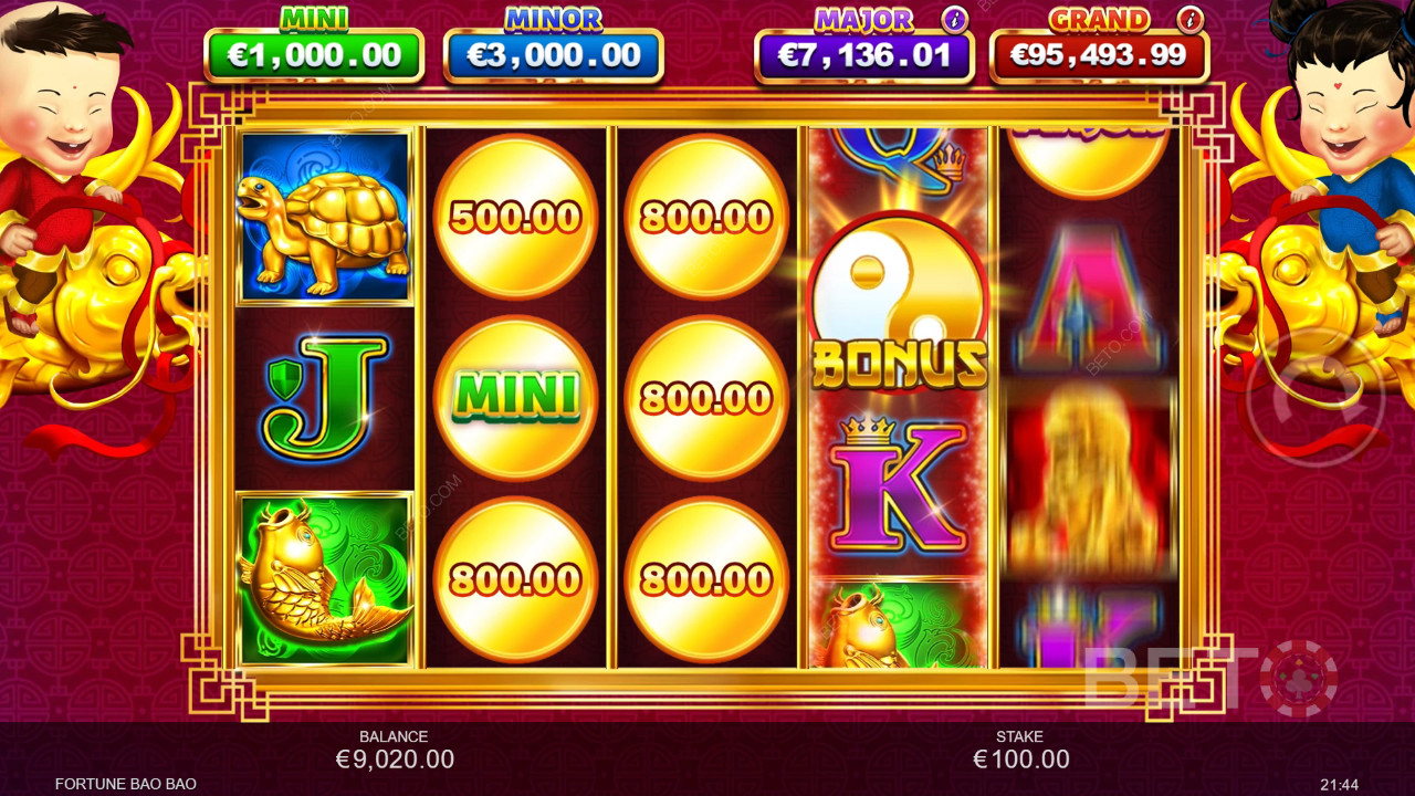 Обзор джекпота Fortune Bao Bao Win & Spin от BETO Slots