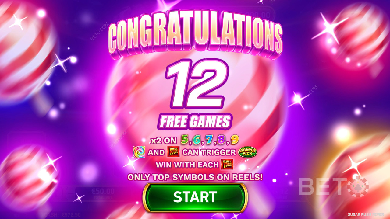 Выиграйте 4,544x вашу ставку в слоте Sugar Rush Fever!