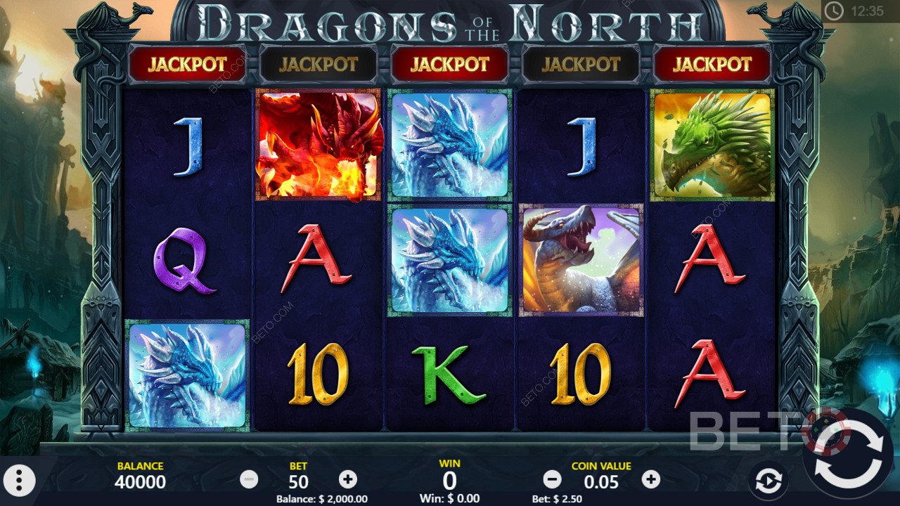 Игровой автомат Dragons of the North