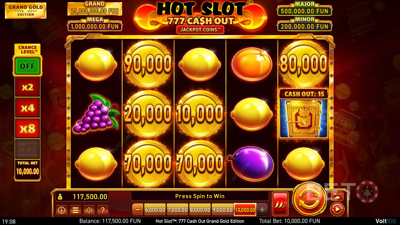 Горячие слоты: 777 Cash Out Grand Gold Edition Review by BETO Slots