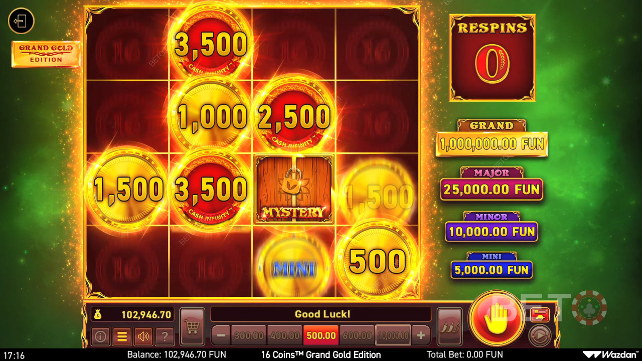 Стоит ли 16 Coins Grand Gold Edition Slot онлайн?
