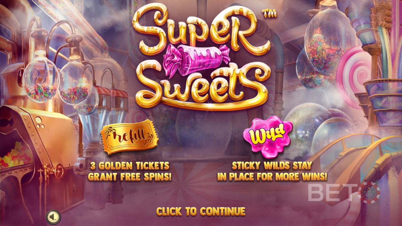 Вступительный экран Super Sweets