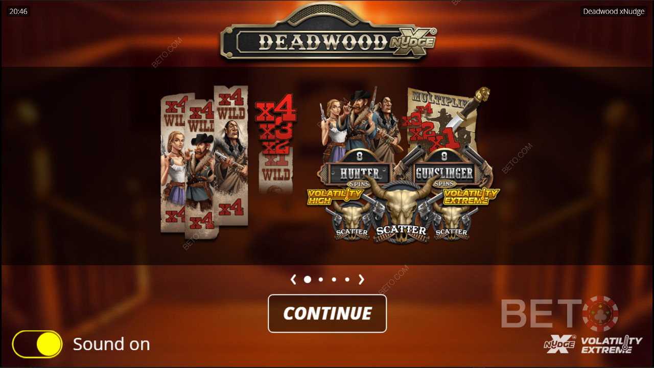 Deadwood - слот-игра XNudge от Nolimit City