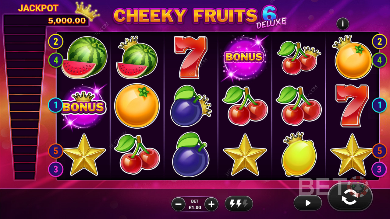 Cheeky Fruits 6 Deluxe  Играть Бесплатно