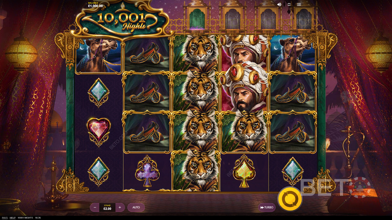 10001 Nights от Red Tiger Gaming - путешествие в волшебную аравийскую пустыню в поисках богатства