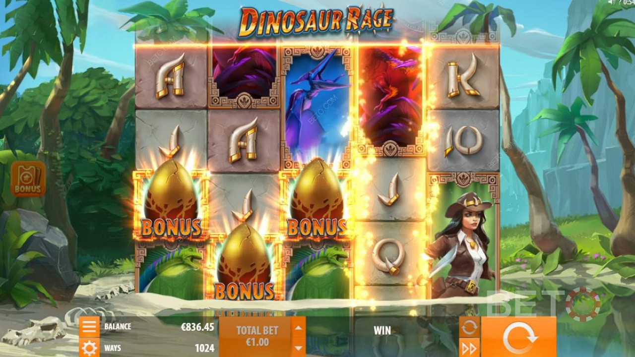Специальные бонусы Dinosaur Rage