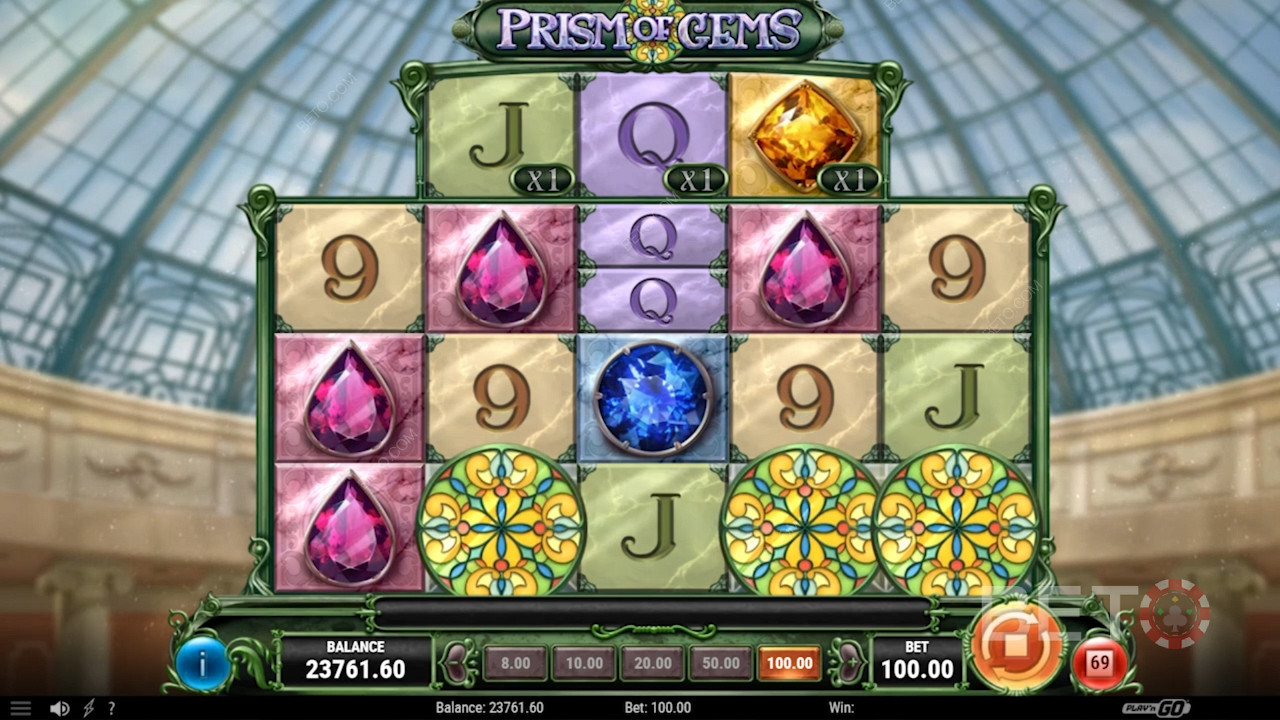 Видеослот Prism of Gems - блестящие разноцветные драгоценные камни