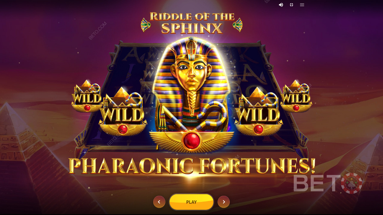 Специальный бонус Pharaonic Fortunes в игре Riddle Of The Sphinx