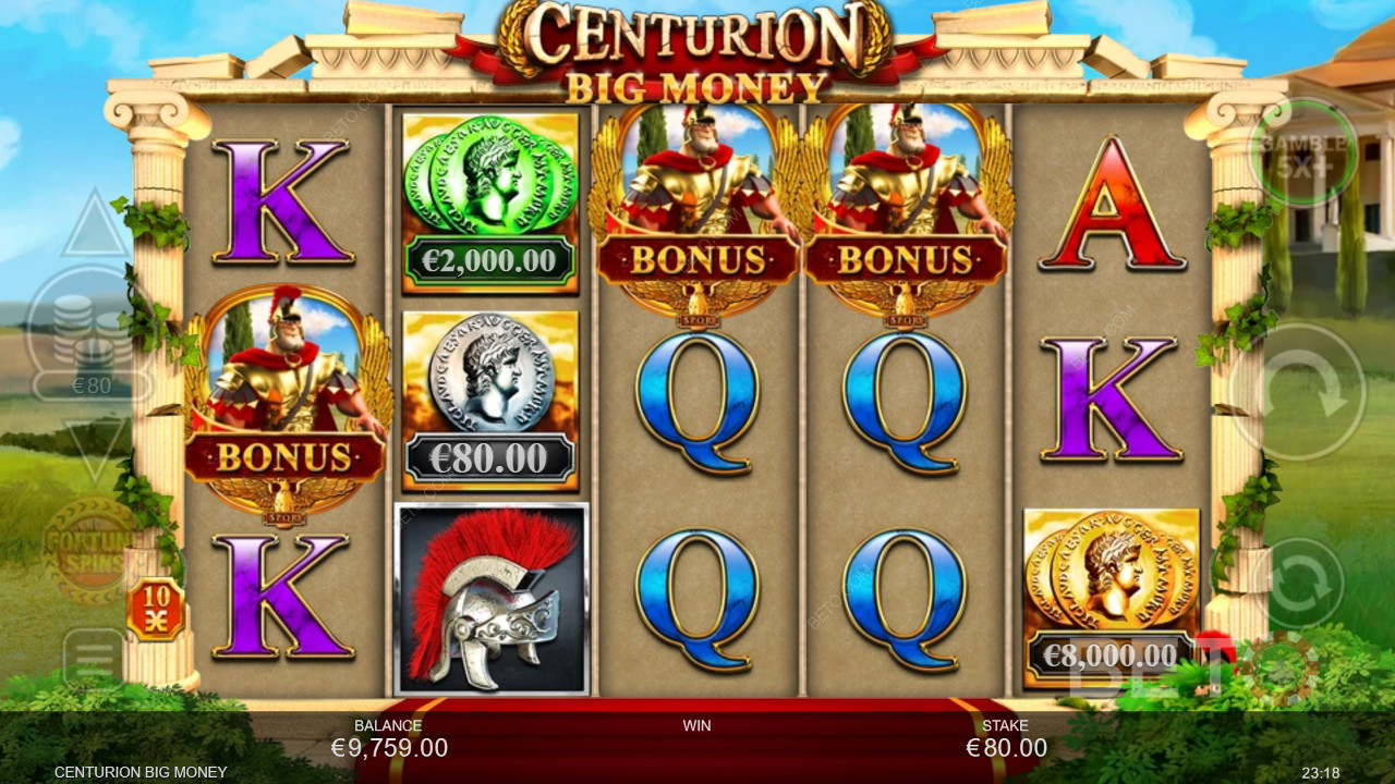 Centurion Big Money Review by BETO Slots