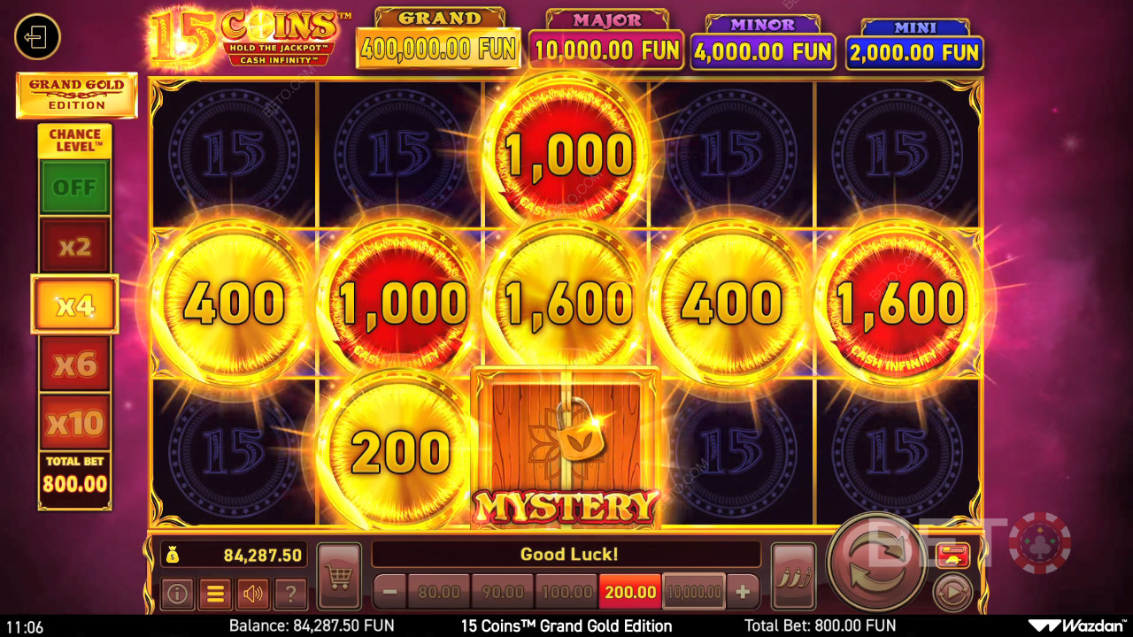 15 Coins Grand Gold Edition Review by BETO Slots