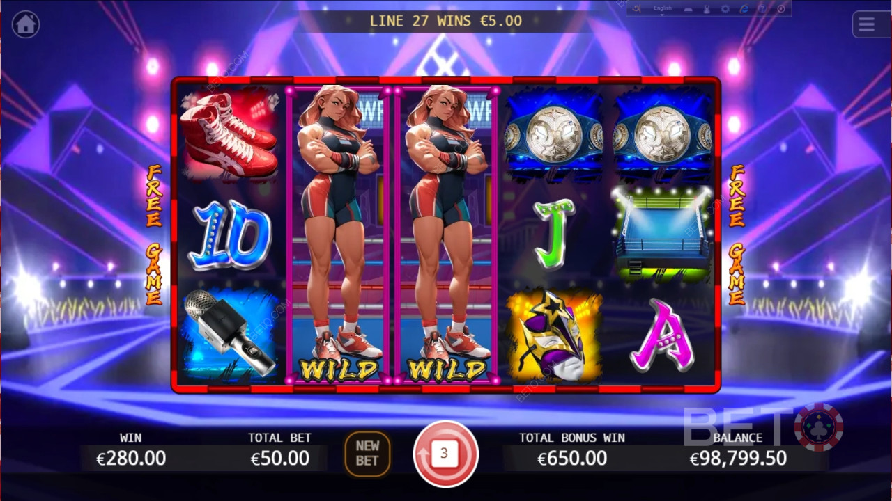 Обзор Wrestling Queen от BETO Slots